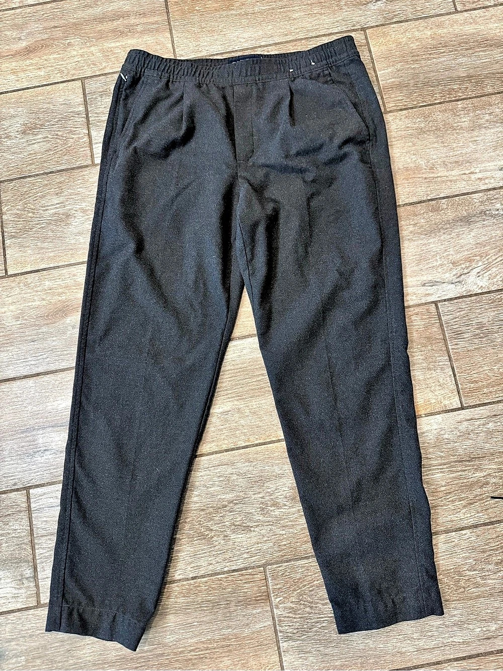 Abercrombie & Fitch Loose Long Black Pants Size Large Long Like New